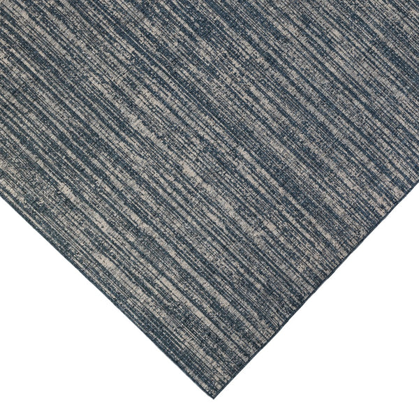 AMER Rugs Maryland Cecil MRY-8 Indoor-Outdoor Machine Made Polypropylene Modern & Contemporary Striped Rug Blue 6'6" x 9'10"