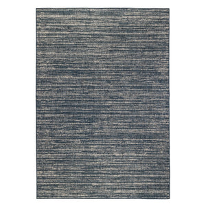 AMER Rugs Maryland Cecil MRY-8 Indoor-Outdoor Machine Made Polypropylene Modern & Contemporary Striped Rug Blue 6'6" x 9'10"