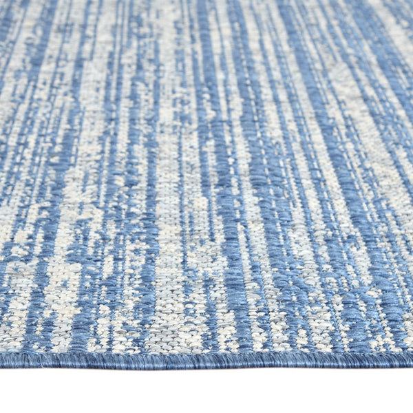 Amer Rugs Maryland Modern Striped Indoor-outdoor Rug - Durable, Easy-care Design For Stylish Spaces Blue Polypropylene Mry82408