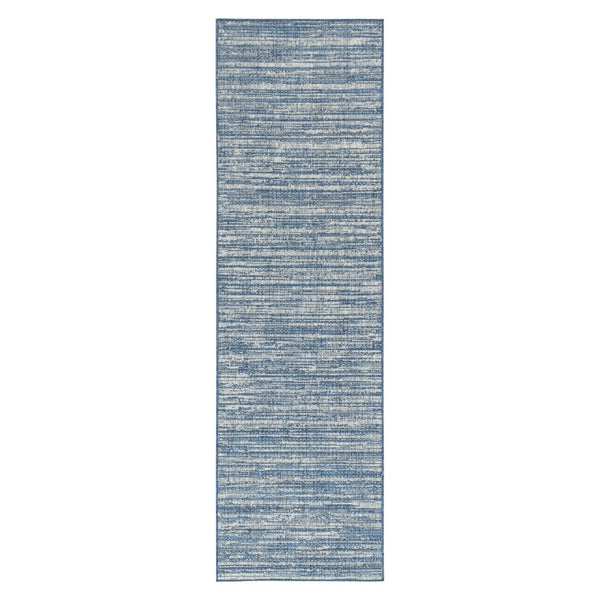 Amer Rugs Maryland Modern Striped Indoor-outdoor Rug - Durable, Easy-care Design For Stylish Spaces Blue Polypropylene Mry82408