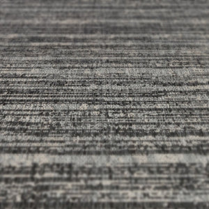 AMER Rugs Maryland Cecil MRY-9 Indoor-Outdoor Machine Made Polypropylene Modern & Contemporary Striped Rug Iron 6'6" x 9'10"