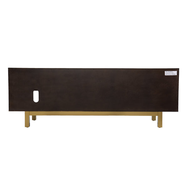 Safavieh Carondale Rattan Panel Media Console With Birch Veneer Mdf And Adjustable Cabinet Storage MS1096313