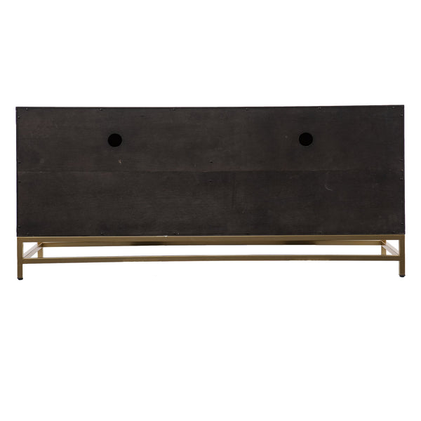 Safavieh Rolliston Ash Veneer Media Console With Rattan Doors And Cord Management Storage MS1165856