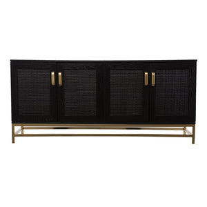 Safavieh Rolliston Ash Veneer Media Console With Rattan Doors And Cord Management Storage MS1165856