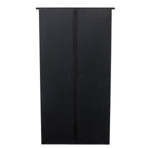 Safavieh Window Pane Media Cabinet With Tempered Glass Doors And Adjustable Shelves For Living Rooms MS1221912