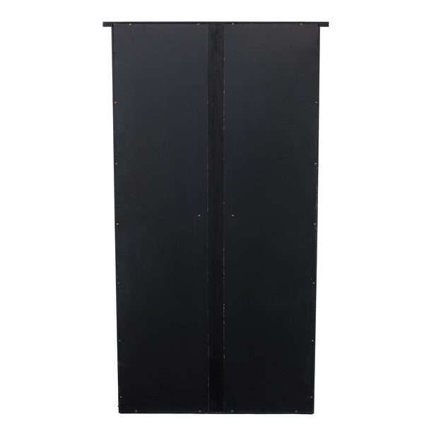 Safavieh Window Pane Media Cabinet With Tempered Glass Doors And Adjustable Shelves For Living Rooms MS1221912
