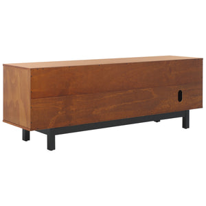 Safavieh Mainebury Engineered Wood Media Console With Open Shelving For Modern Living Rooms MS1272413