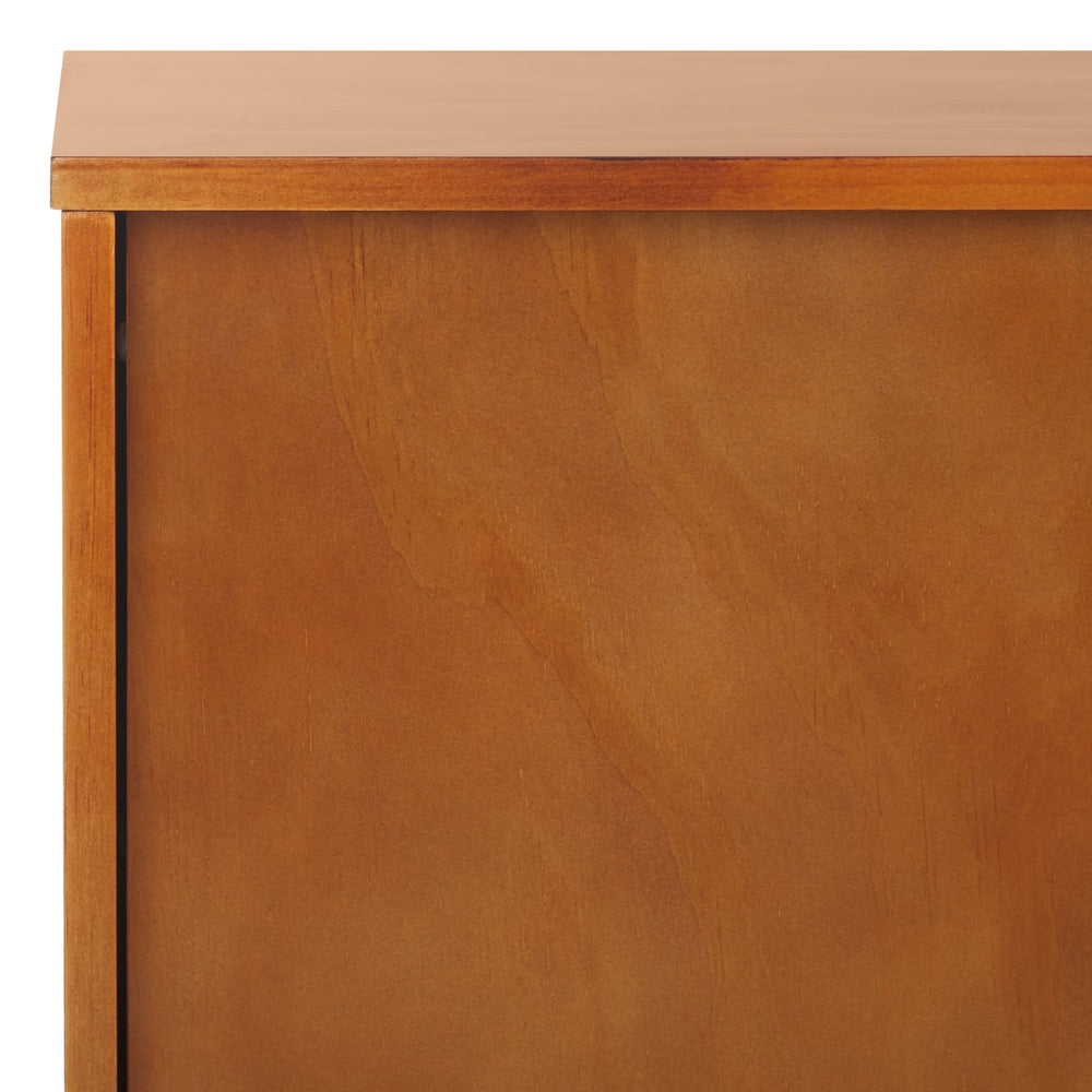 Safavieh Mainebury Engineered Wood Media Console With Open Shelving For Modern Living Rooms MS1272413