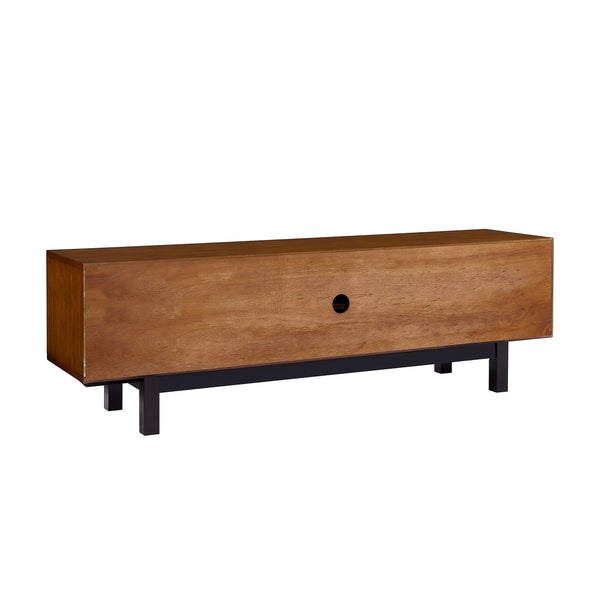 Safavieh Welling Midcentury Modern Media Console With Rubberwood Legs And Three Door Storage MS6696