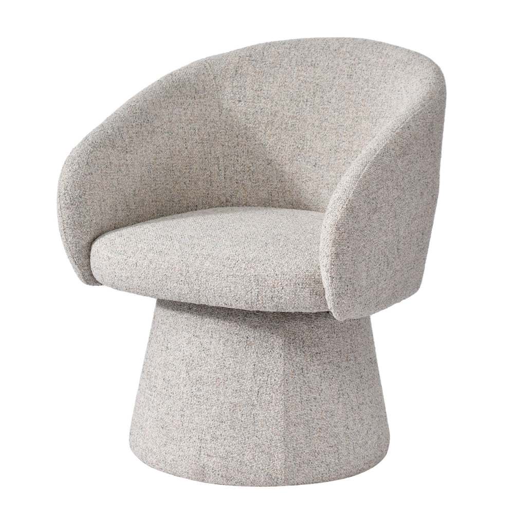 Lh Imports Misha Club Chair - Sand: Elegant 100% Polyester Upholstery With Plush Foam And Stylish Metal Base Grey ,Light Polyester,Foam,Iron,Plywood Msh01-pgr