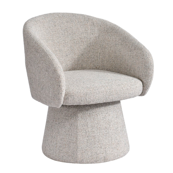 Lh Imports Misha Club Chair - Sand: Elegant 100% Polyester Upholstery With Plush Foam And Stylish Metal Base Grey ,Light Polyester,Foam,Iron,Plywood Msh01-pgr