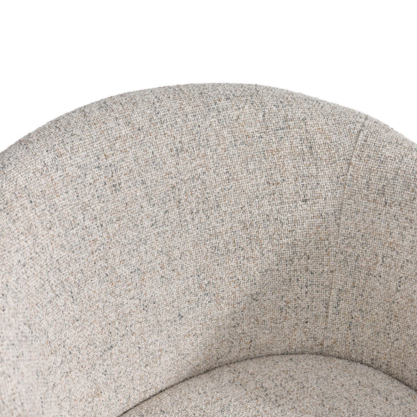 Lh Imports Misha Club Chair - Sand: Elegant 100% Polyester Upholstery With Plush Foam And Stylish Metal Base Grey ,Light Polyester,Foam,Iron,Plywood Msh01-pgr