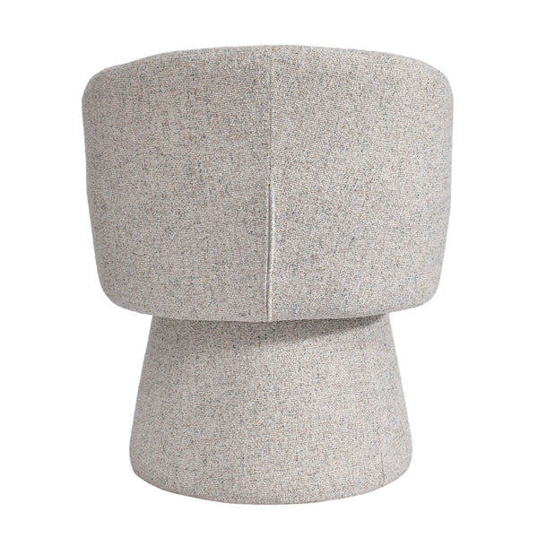 Lh Imports Misha Club Chair - Sand: Elegant 100% Polyester Upholstery With Plush Foam And Stylish Metal Base Grey ,Light Polyester,Foam,Iron,Plywood Msh01-pgr
