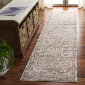 Safavieh Mason Luxurious Power-loomed Area Rug – Elegant Grey And Beige Design For Timeless Home Decor Grey ,Beige Polyester Msn111f-212