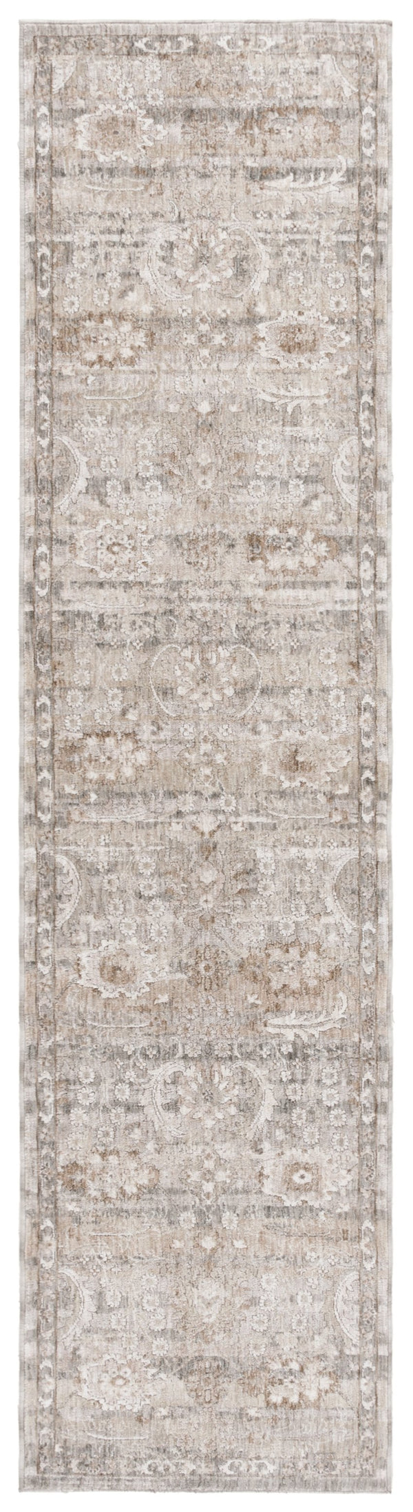 Safavieh Mason Transitional Area Rug – Elegant Grey And Beige Design For Living Room Or Bedroom Comfort Grey ,Beige Polyester Msn111f-5