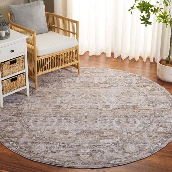 Safavieh Mason Luxurious Power-loomed Area Rug – Elegant Grey And Beige Design For Timeless Home Decor Grey ,Beige Polyester Msn111f-212