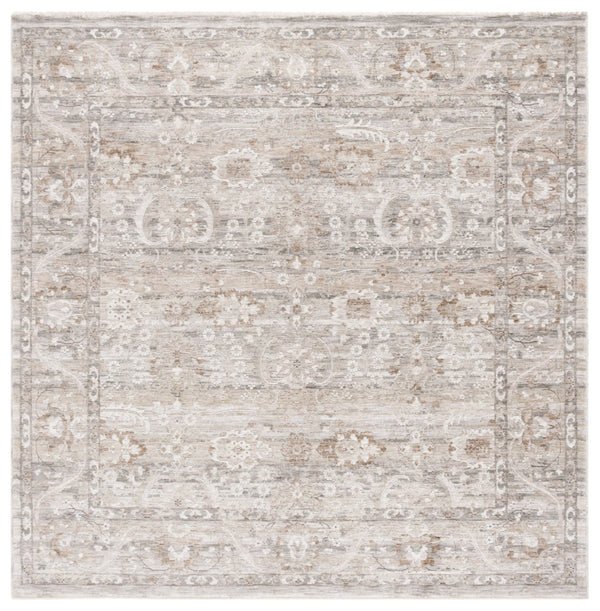 Safavieh Mason Luxurious Power-loomed Area Rug – Elegant Grey And Beige Design For Timeless Home Decor Grey ,Beige Polyester Msn111f-212