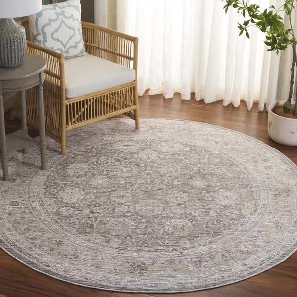 Safavieh Mason Transitional Area Rug - Elegant Beige And Dark Grey Ivory Design For Timeless Living Spaces Beige ,Dark Grey Ivory Polyester Msn112b-9