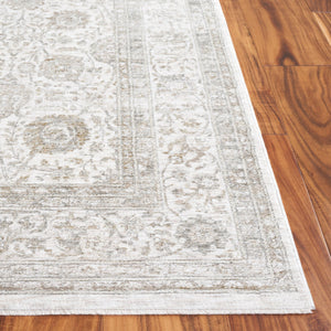 Safavieh Mason Area Rug - Elegant Transitional Design With Floral Motifs For Stylish Home Decor Enhancement Ivory ,Beige Grey Polyester Msn113a-6sq