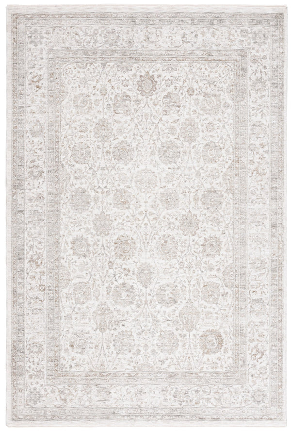 Safavieh Mason Area Rug - Elegant Transitional Design With Floral Motifs For Stylish Home Decor Enhancement Ivory ,Beige Grey Polyester Msn113a-6sq