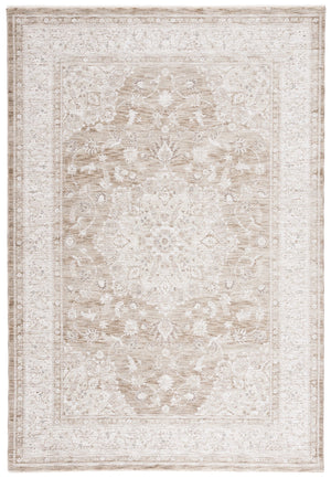 Safavieh Mason Transitional Area Rug - Luxurious Power Loomed Design With Elegant Floral Motifs For Your Home Beige ,Green Polyester Msn114b-5