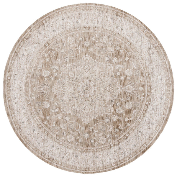 Safavieh Mason Transitional Area Rug - Luxurious Power Loomed Design With Elegant Floral Motifs For Your Home Beige ,Green Polyester Msn114b-5