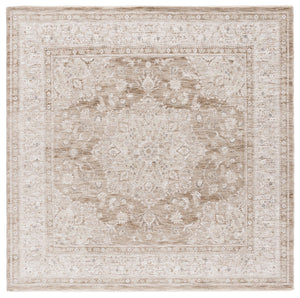 Safavieh Mason Transitional Area Rug - Luxurious Power Loomed Design With Elegant Floral Motifs For Your Home Beige ,Green Polyester Msn114b-5