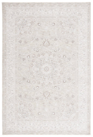 Safavieh Mason Transitional Area Rug - Luxurious Power Loomed Design With Elegant Floral Motifs For Your Home Light Grey ,Green Polyester Msn114f-28