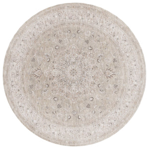 Safavieh Mason Transitional Area Rug - Luxurious Power Loomed Design With Elegant Floral Motifs For Your Home Light Grey ,Green Polyester Msn114f-28