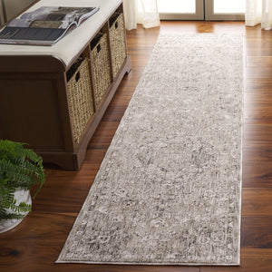 Safavieh Mason Transitional Area Rug - Timeless Elegance With Floral Motifs For Modern And Classic Interiors Beige ,Dark Grey Polyester Msn116b-8