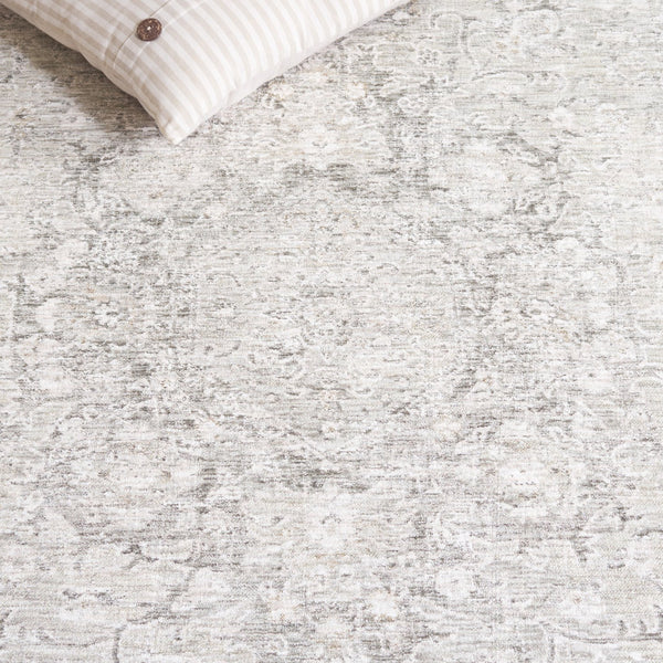 Safavieh Mason Transitional Area Rug - Timeless Elegance With Floral Motifs For Modern And Classic Interiors Beige ,Dark Grey Polyester Msn116b-8