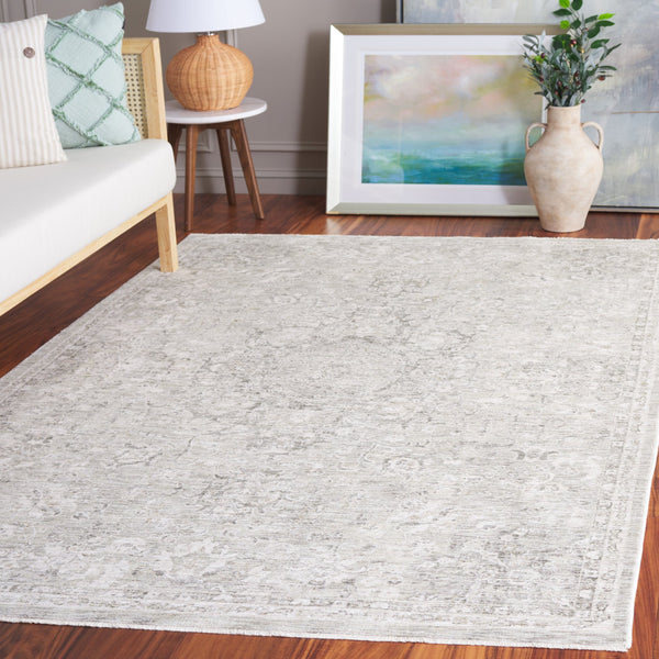 Safavieh Mason Transitional Area Rug - Timeless Elegance With Floral Motifs For Modern And Classic Interiors Beige ,Dark Grey Polyester Msn116b-8