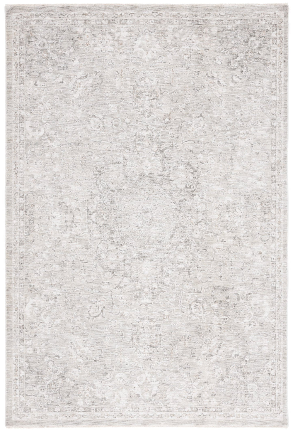 Safavieh Mason Transitional Area Rug - Timeless Elegance With Floral Motifs For Modern And Classic Interiors Beige ,Dark Grey Polyester Msn116b-8