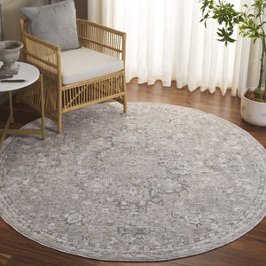 Safavieh Mason Transitional Area Rug - Timeless Elegance With Floral Motifs For Modern And Classic Interiors Beige ,Dark Grey Polyester Msn116b-8