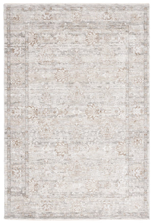 Safavieh Mason Exquisite Transitional Area Rug With Floral Motifs For Elegant Living Spaces, Durable & Soft Beige ,Dark Grey Polyester Msn117b-6r