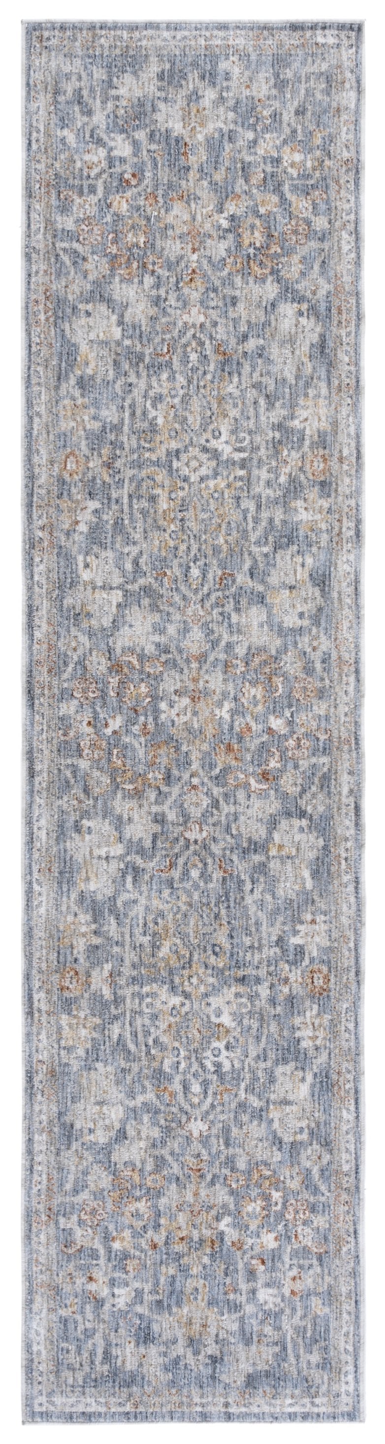 Safavieh Mason 8' X 10' Transitional Area Rug - Timeless Elegance In Power Loomed Premium Polyester Design Blue ,Beige Polyester Msn118m-9