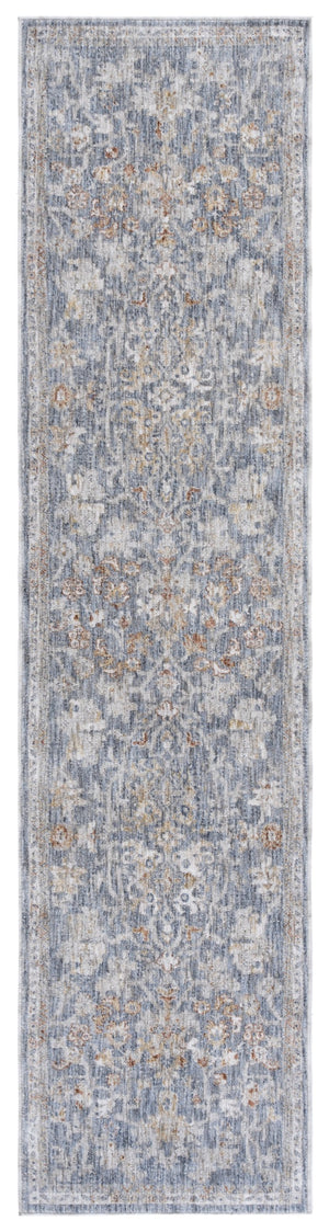 Safavieh Mason 8' X 10' Transitional Area Rug - Timeless Elegance In Power Loomed Premium Polyester Design Blue ,Beige Polyester Msn118m-9
