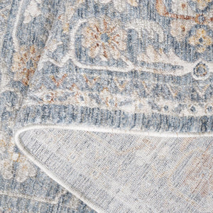 Safavieh Mason 8' X 10' Transitional Area Rug - Timeless Elegance In Power Loomed Premium Polyester Design Blue ,Beige Polyester Msn118m-9