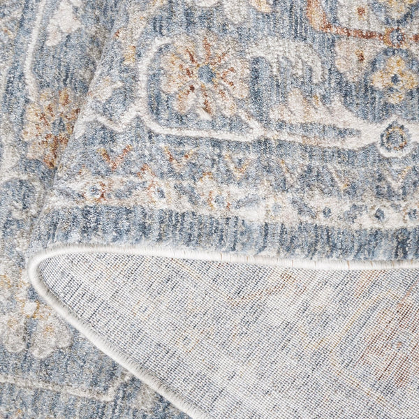 Safavieh Mason 8' X 10' Transitional Area Rug - Timeless Elegance In Power Loomed Premium Polyester Design Blue ,Beige Polyester Msn118m-9