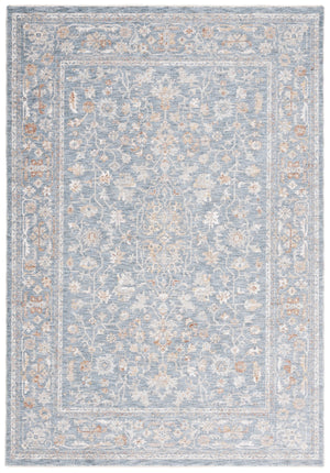 Safavieh Mason 8' X 10' Transitional Area Rug - Timeless Elegance In Power Loomed Premium Polyester Design Blue ,Beige Polyester Msn118m-9