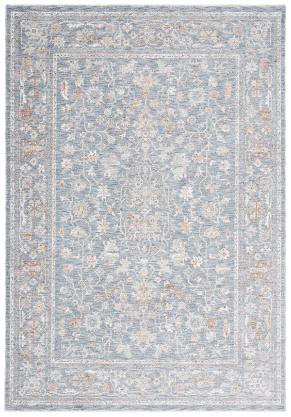 Safavieh Mason 8' X 10' Transitional Area Rug - Timeless Elegance In Power Loomed Premium Polyester Design Blue ,Beige Polyester Msn118m-9