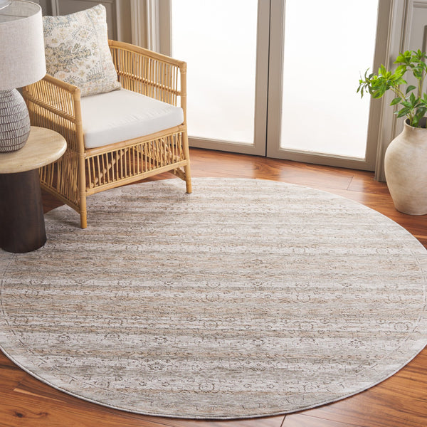 Safavieh Mason Transitional Power Loomed Polyester Rug - Timeless Elegance In Neutral Hues For Any Space Beige ,Grey Ivory Polyester Msn119b-9
