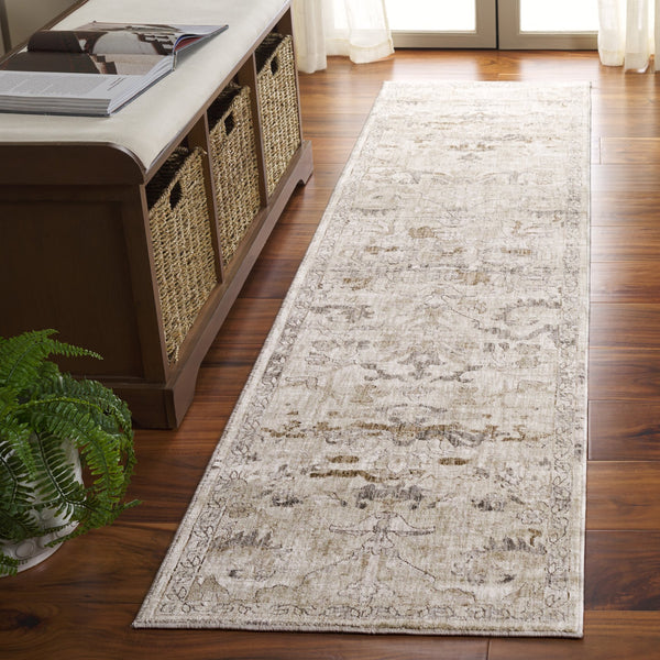 Safavieh Mason Transitional Area Rug - Luxurious Polyester Design With Timeless Motifs For Elegant Spaces Green ,Beige Polyester Msn120y-9