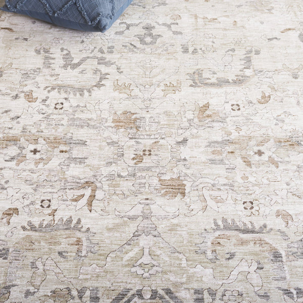 Safavieh Mason Transitional Area Rug - Luxurious Polyester Design With Timeless Motifs For Elegant Spaces Green ,Beige Polyester Msn120y-9