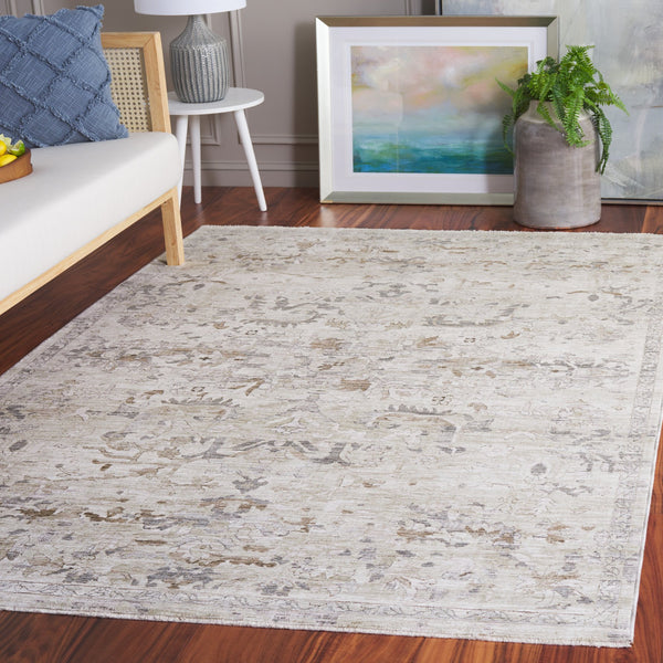 Safavieh Mason Transitional Area Rug - Luxurious Polyester Design With Timeless Motifs For Elegant Spaces Green ,Beige Polyester Msn120y-9