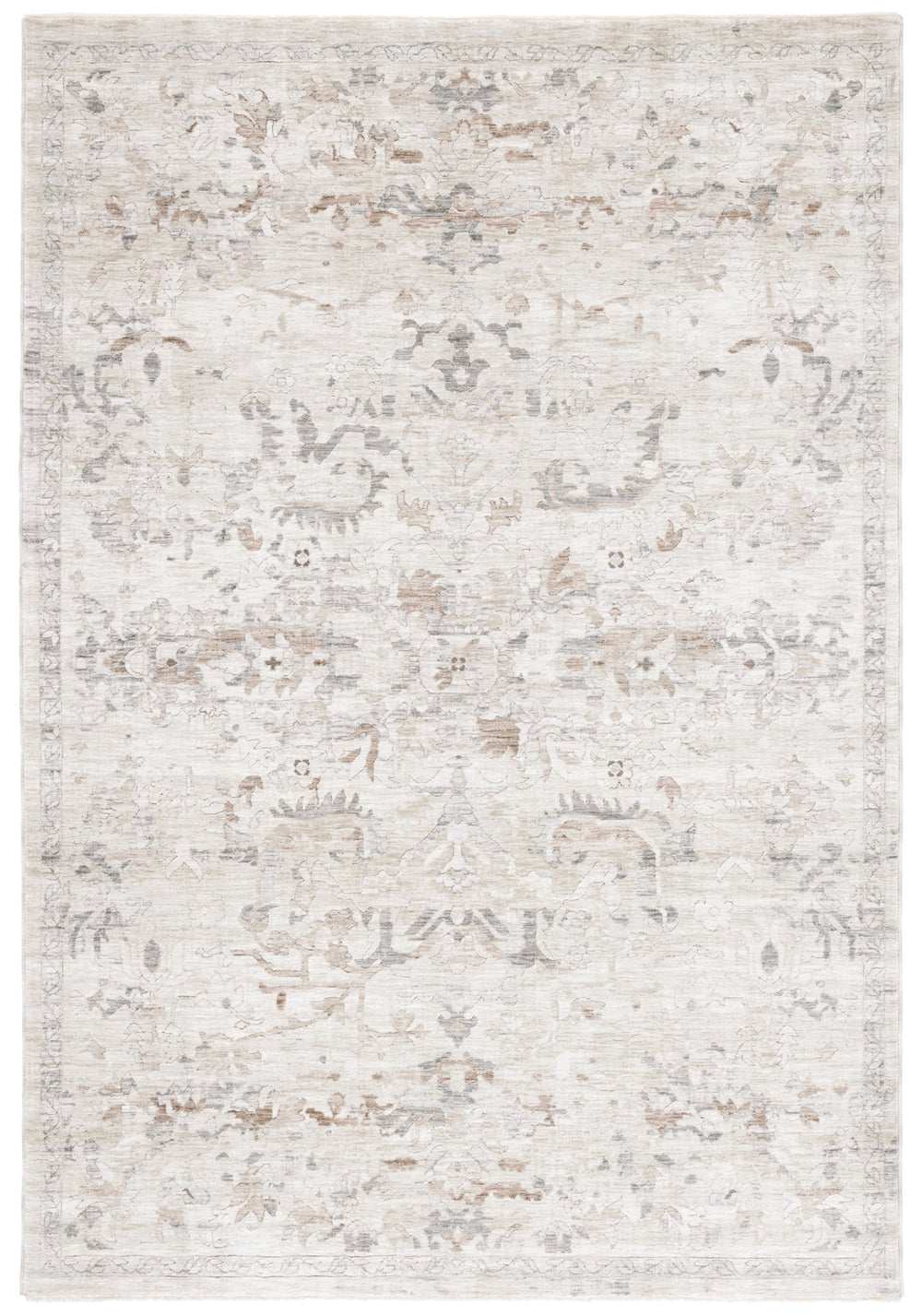 Safavieh Mason Transitional Area Rug - Luxurious Polyester Design With Timeless Motifs For Elegant Spaces Green ,Beige Polyester Msn120y-9