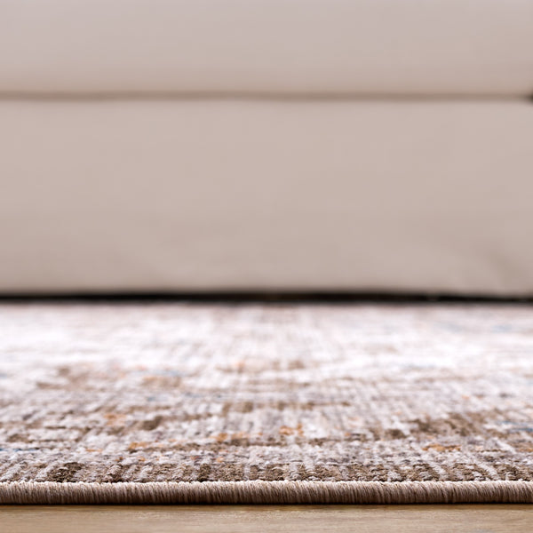 Safavieh Martha Elegant Whitney 8X10 Rug In Dark Beige & Ivory — Power-Loomed Turkey, Soft Polyester, Durable MSR0634B-8