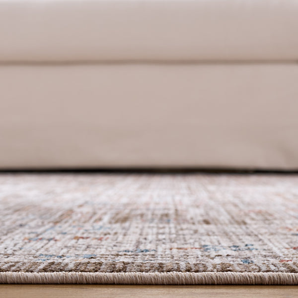 Safavieh Martha Power-Loomed 8X10 Dark Beige & Ivory Area Rug — Plush Low-Pile, Durable Turkish-Inspired Elegance MSR0638B-8