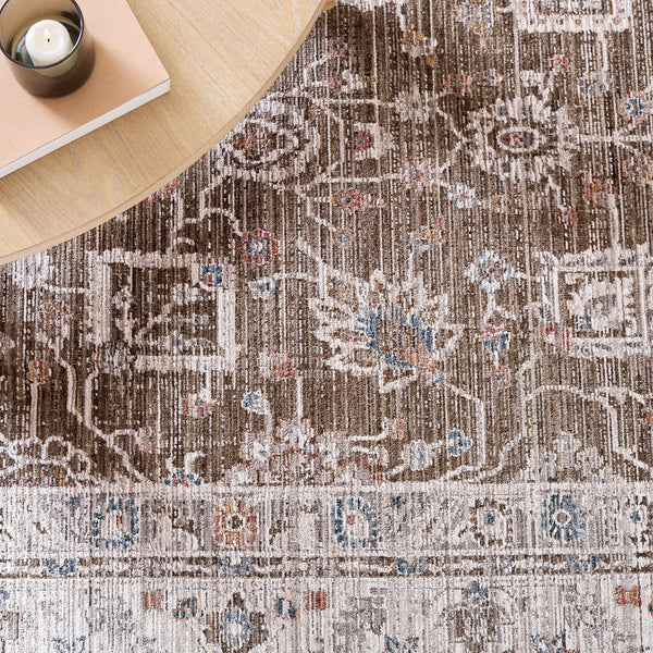 Safavieh Martha Power-Loomed 8X10 Dark Beige & Ivory Area Rug — Plush Low-Pile, Durable Turkish-Inspired Elegance MSR0638B-8
