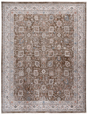 Safavieh Martha Power-Loomed 8X10 Dark Beige & Ivory Area Rug — Plush Low-Pile, Durable Turkish-Inspired Elegance MSR0638B-8